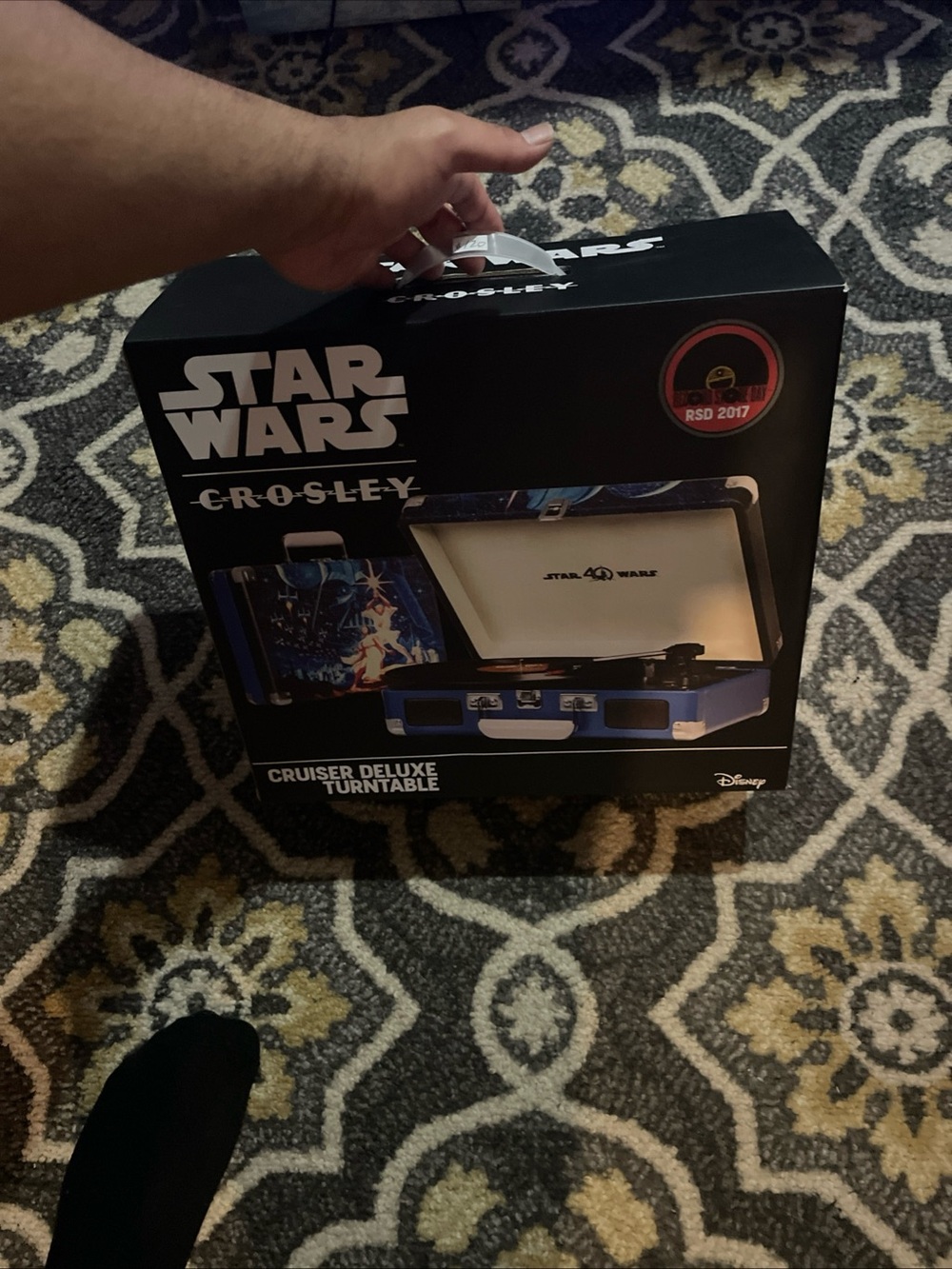 Crosley Star Wars Cruiser Deluxe Turntable - Black and Blue